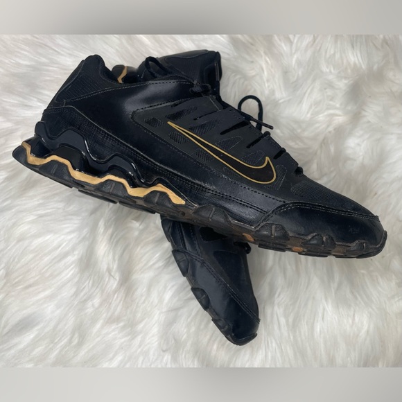 Nike Other - Nike Training Reax 8 TR Black Metallic Gold Mens Shoes Size 11.5